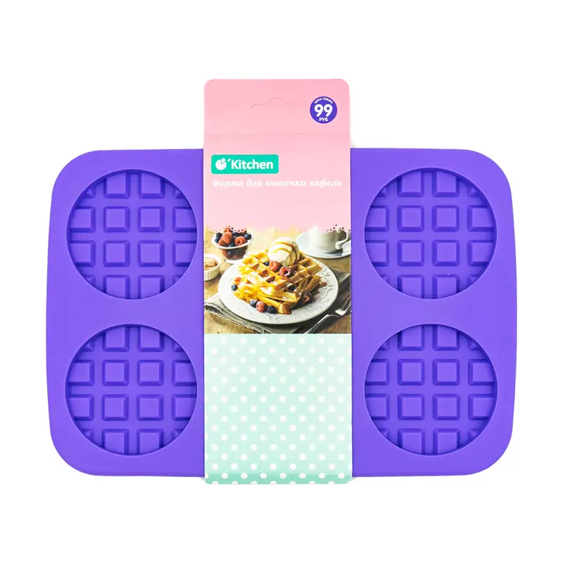 Форма для выпечки вафель, O’Kitchen, в ассортименте