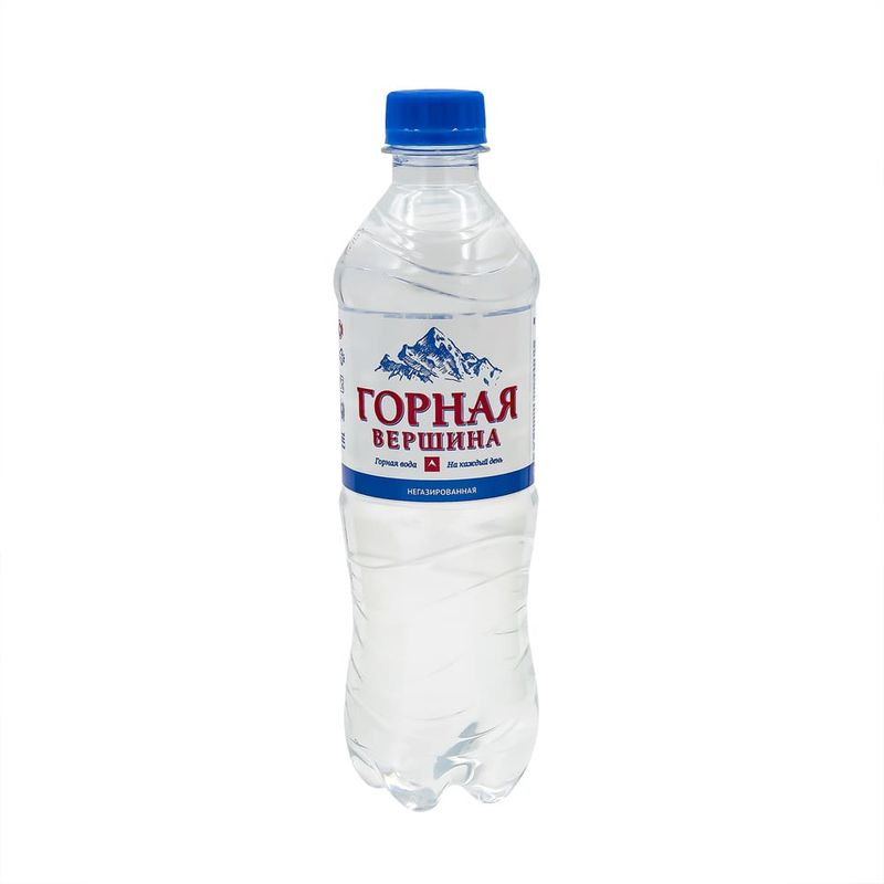 Вода "Горная вершина" без газа, 0.5 л