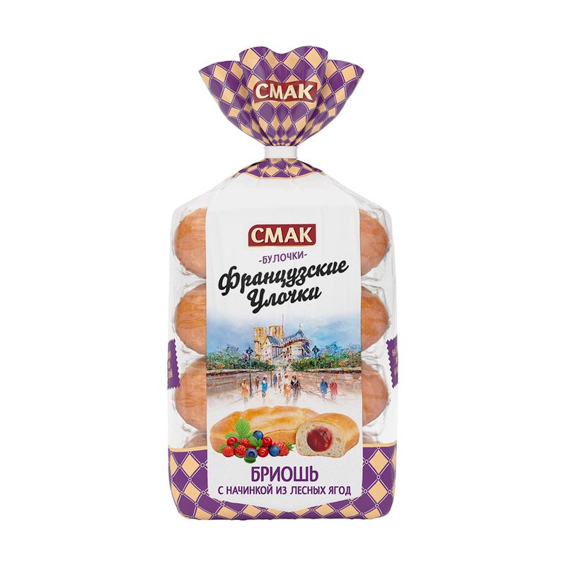 Булочки "Французские улочки", СМАК, 160 г, в ассортименте