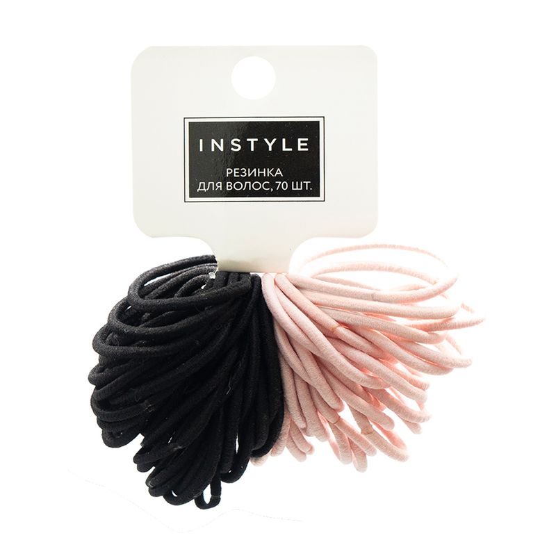 Резинка для волос, INSTYLE, 70 шт., в ассортименте