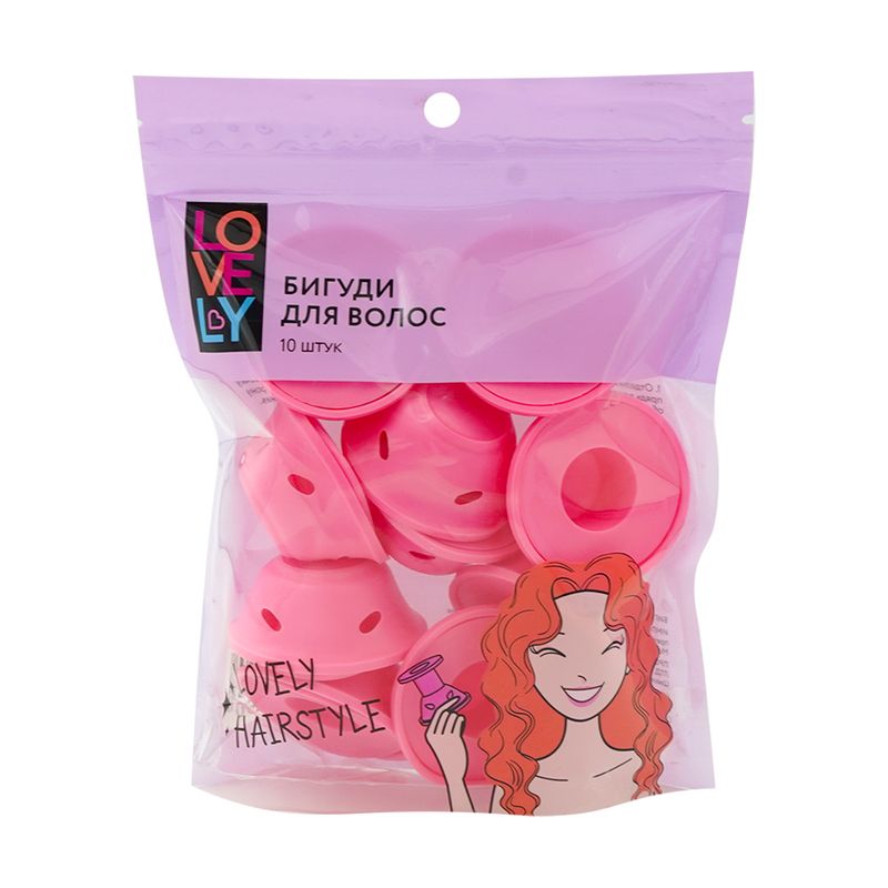 Бигуди для волос, Lovely, 10 шт., в ассортименте