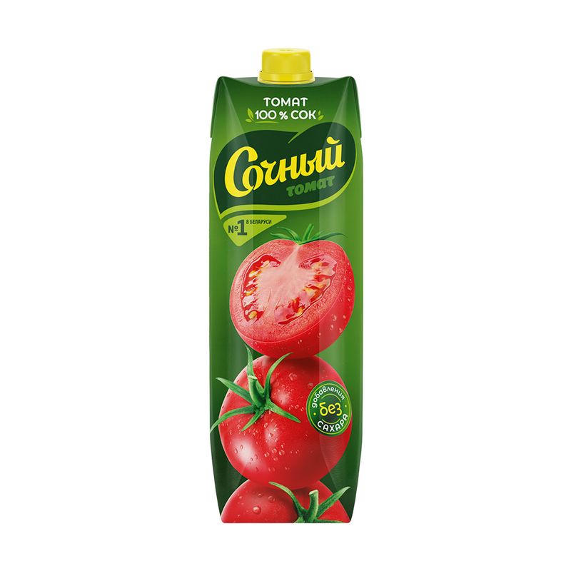 Сок томатный "Сочный томат", Сочный, 1 л