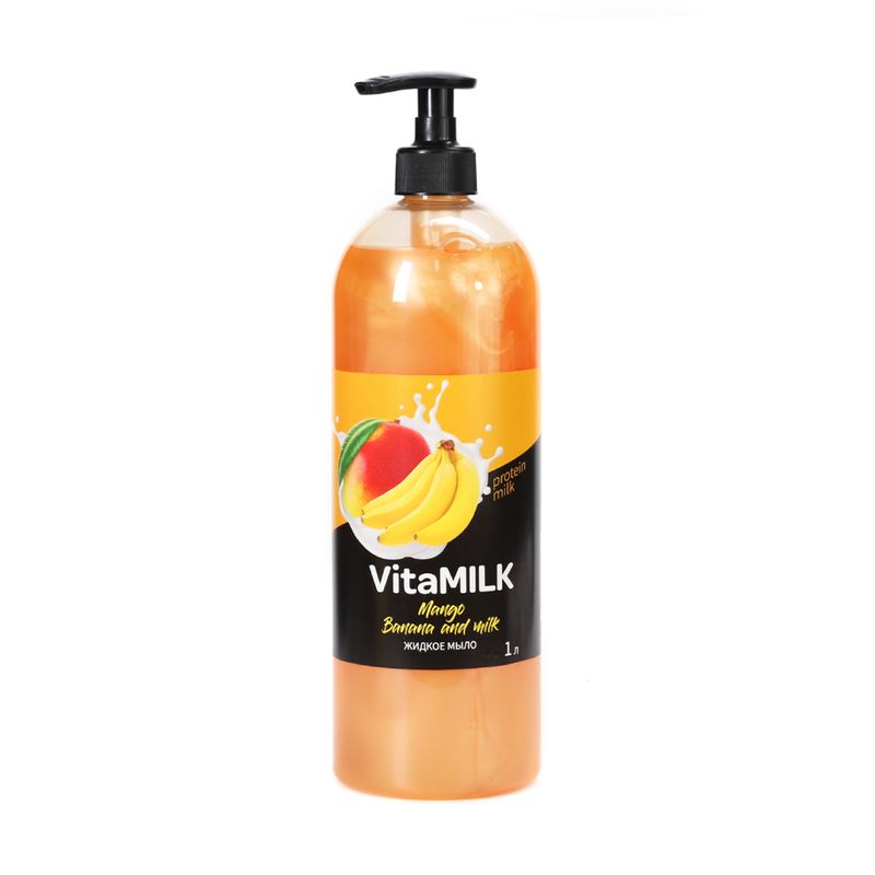 Жидкое мыло "Vitamilk", 1000 мл, в ассортименте