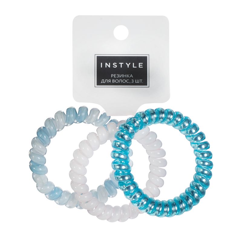 Резинка для волос, INSTYLE, 3 шт., в ассортименте