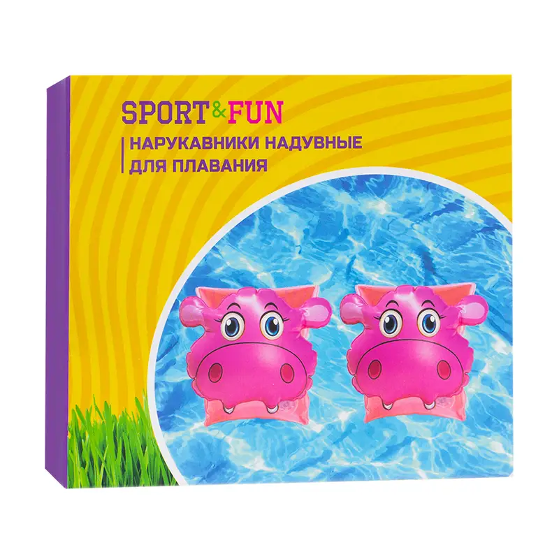 Нарукавники надувные для плавания, Sport&Fun, в ассортименте