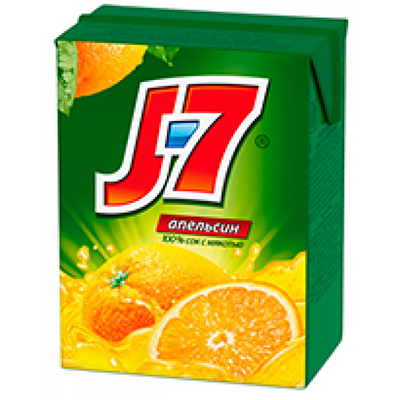 Сок "J7" апельсин, 0,2 л