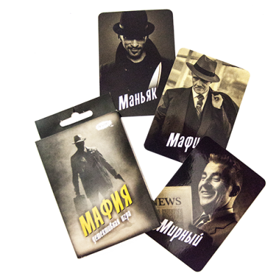 Настольная игра с детективным сюжетом, "Мафия", "Пир"
