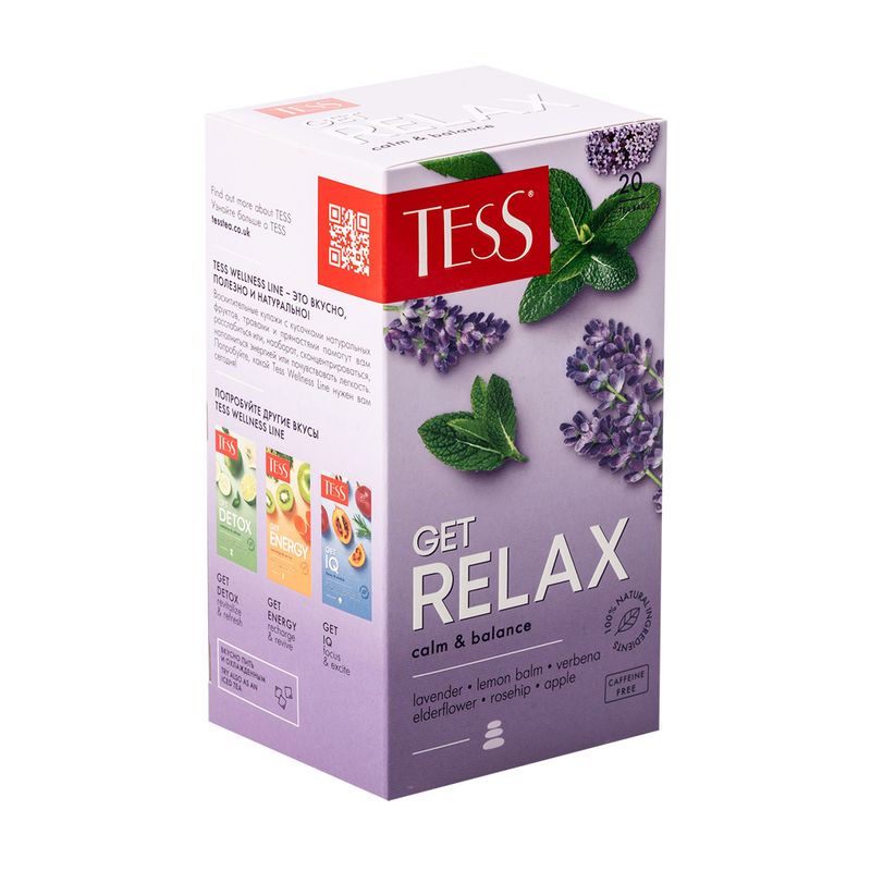 Чай "Get Relax", TESS, 20x1,5 г
