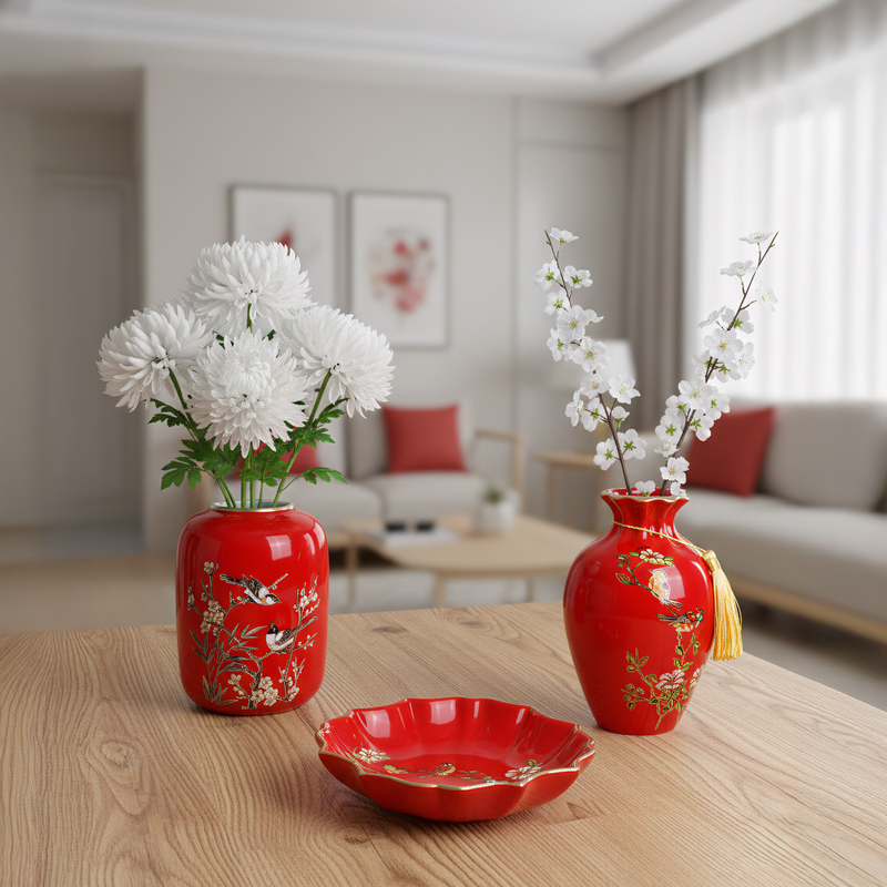 Декоративная тарелка для аксессуров и мелочей "Чуньдзи", в ассортименте