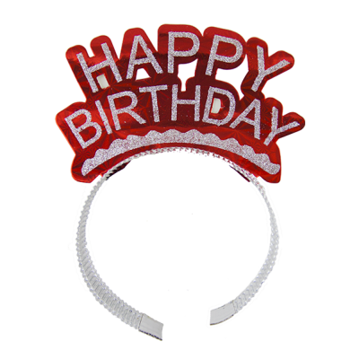 Набор ободков "Happy Birthday", 4 шт