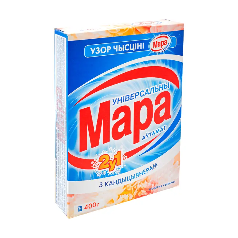 Стиральный порошок 2 в 1, Мара, 400 г