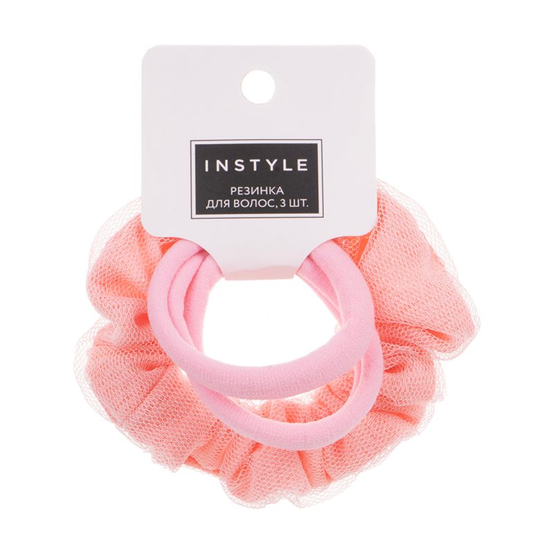 Резинка для волос, INSTYLE, 3 шт., в ассортименте