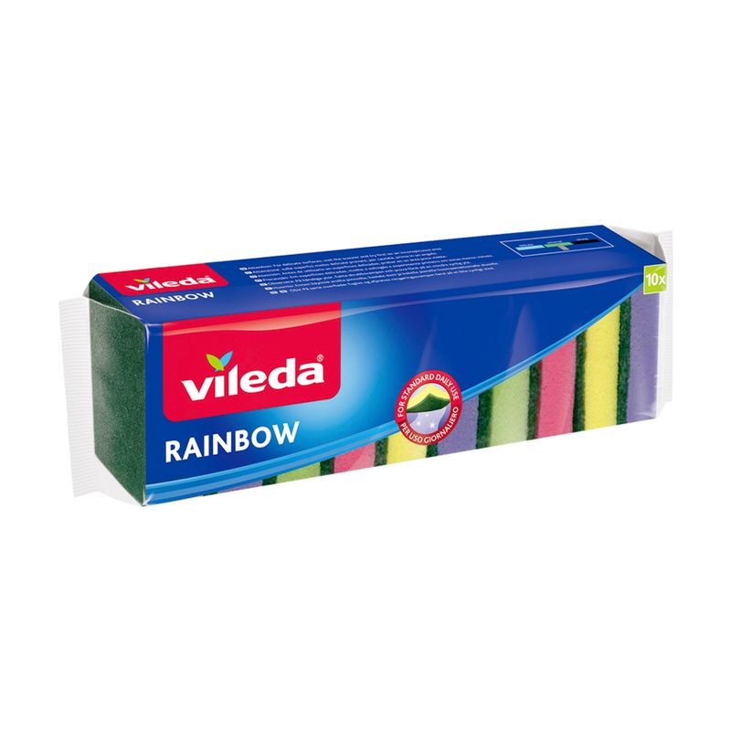 Губки для мытья посуды, VILEDA, 10 шт.