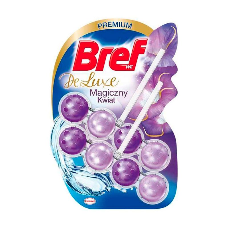 Туалетный блок Bref Deluxe, 2x50 г, в ассортименте