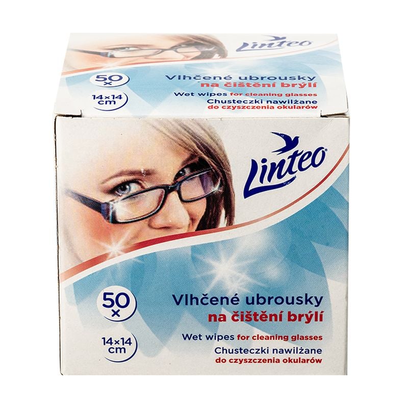 Влажные салфетки для очков Linteo, 50 шт.