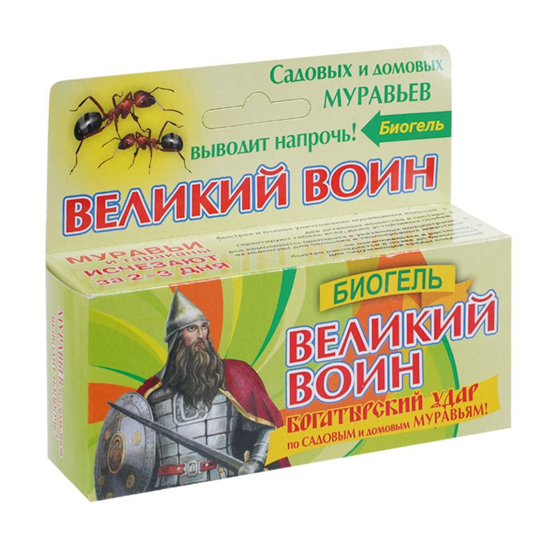 Биогель от муравьёв, Великий Воин, 30 г