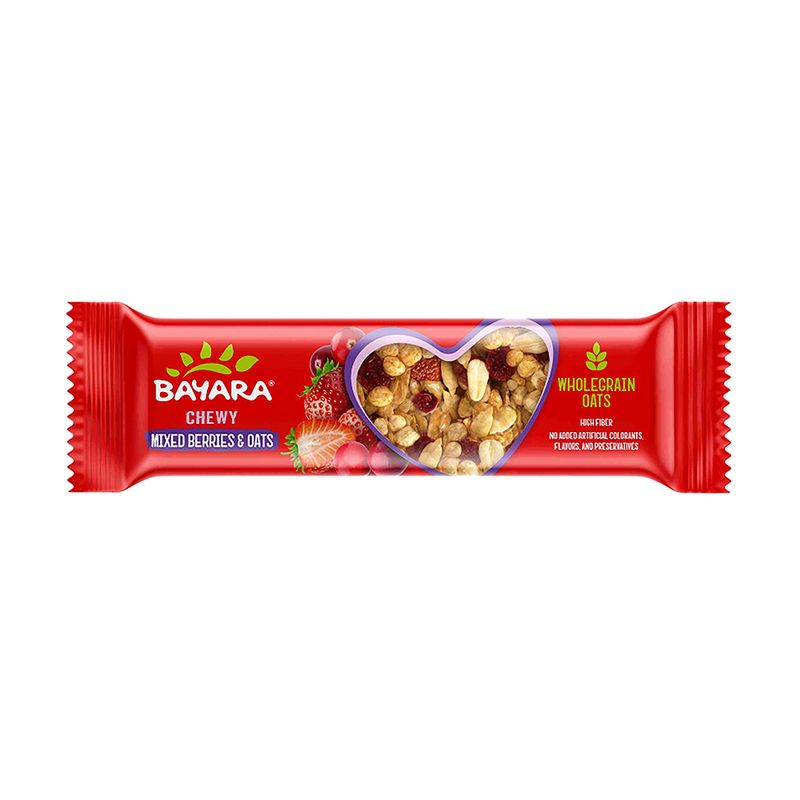 Батончик Bayara микс ягоды и овсянка 30г