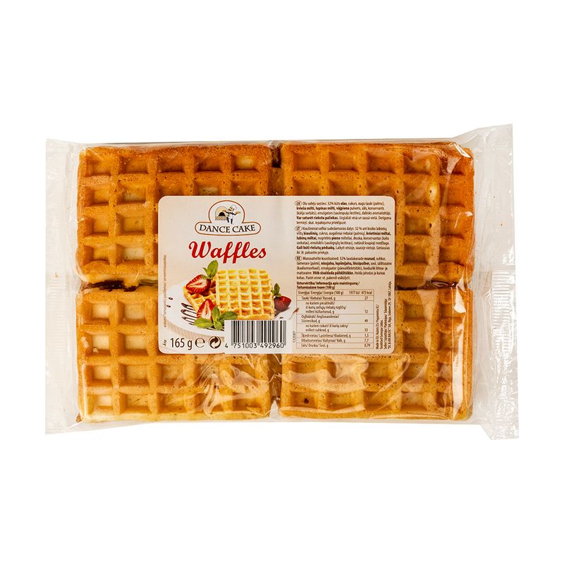 Мягкие вафли, Dance Cake, 165 г