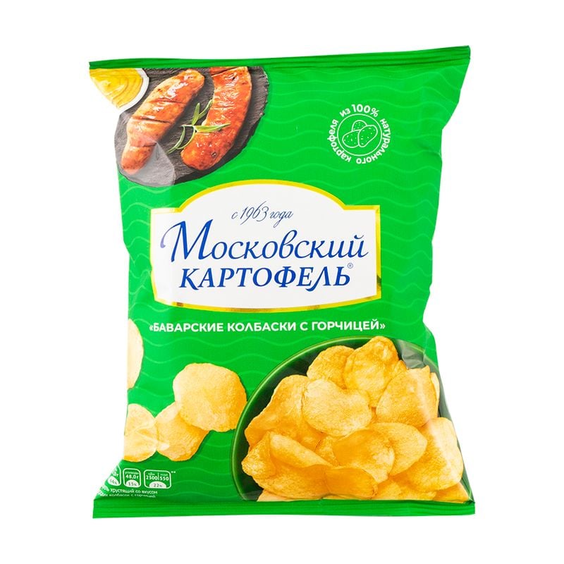 Чипсы, Московский картофель, 30 г, в ассортименте