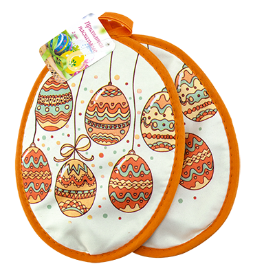 Прихватки пасхальные, 2 шт