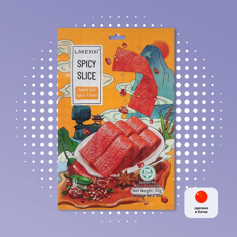 Пшеничный снек "Латьяо", LAKEXiXi, 92 г, в ассортименте