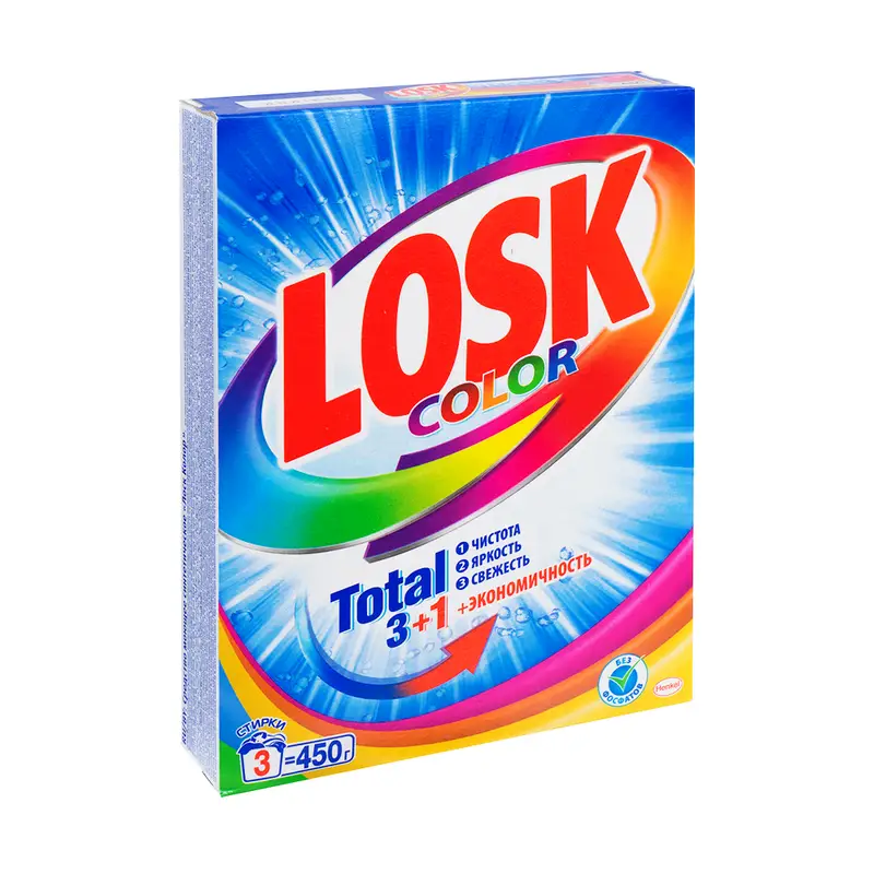 Стиральный порошок "Color", LOSK, 450 г