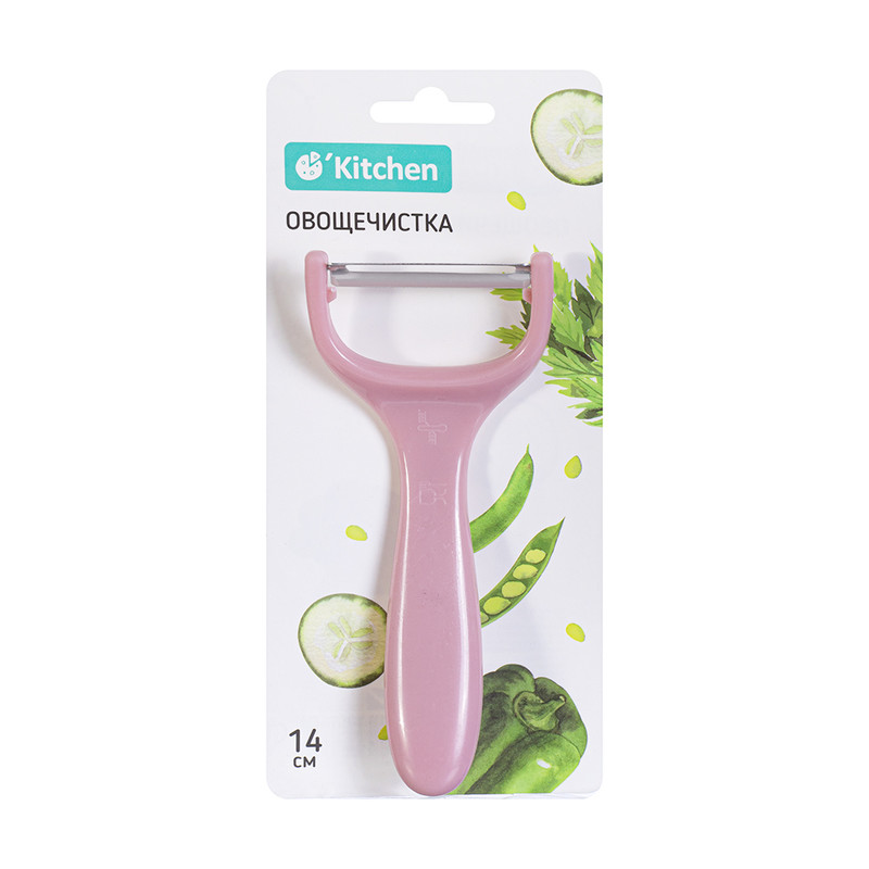 Овощечистка, O'Kitchen, 14 см, в ассортименте