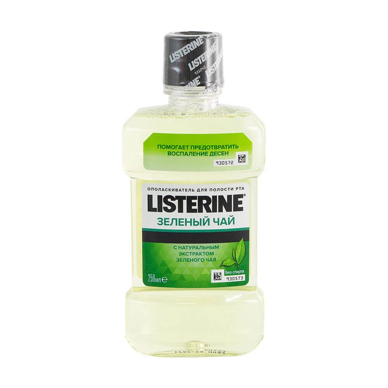 Ополаскиватель для полости рта, Listerine, зелёный чай, 250 мл