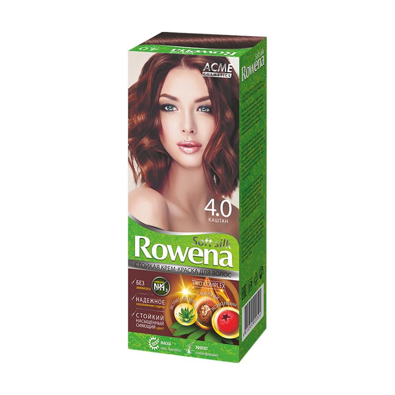 Крем-краска для волос, Rowena soft, в ассортименте