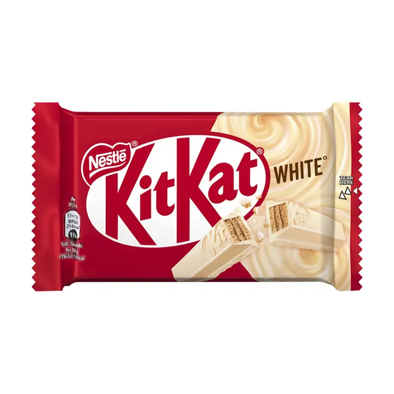 Шоколад белый с хрустящей вафлей, KitKat, 41,5 г