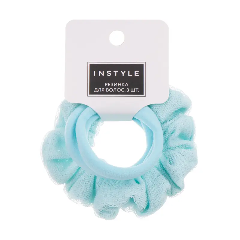 Резинка для волос, INSTYLE, 3 шт., в ассортименте