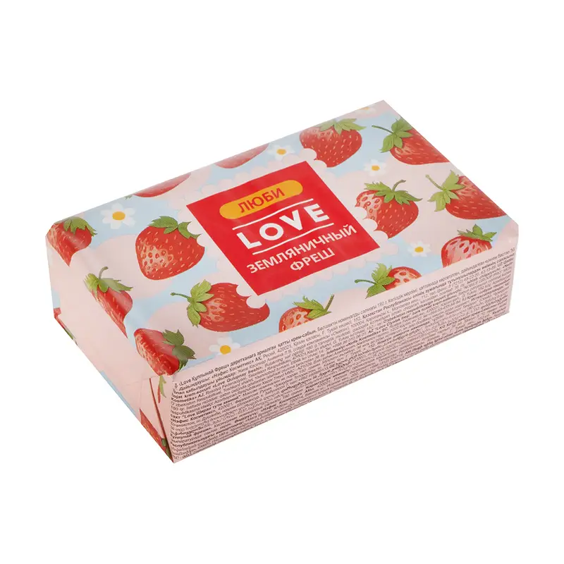 Крем-мыло туалетное твёрдое, Love, 180 г, в ассортименте