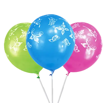 Шарики воздушные, Party, 6 шт., в ассортименте