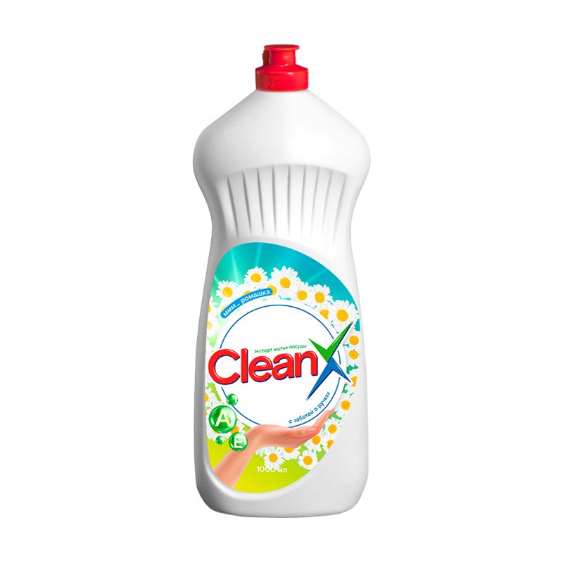 Гель-крем для мытья посуды, CLEANX, 1000 мл, в ассортименте
