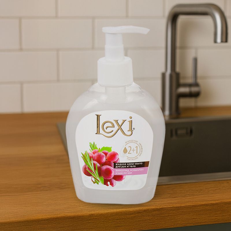 Крем-мыло жидкое, LEXI, 300 г, в ассортименте