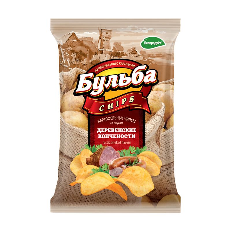 Чипсы картофельные "Бульба chips", 75 г, в ассортименте