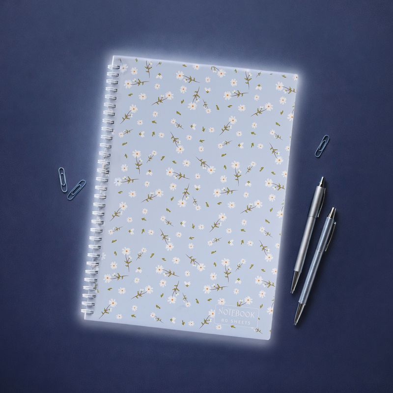 Тетрадь, А4, 80 листов, на гребне, в ассортименте