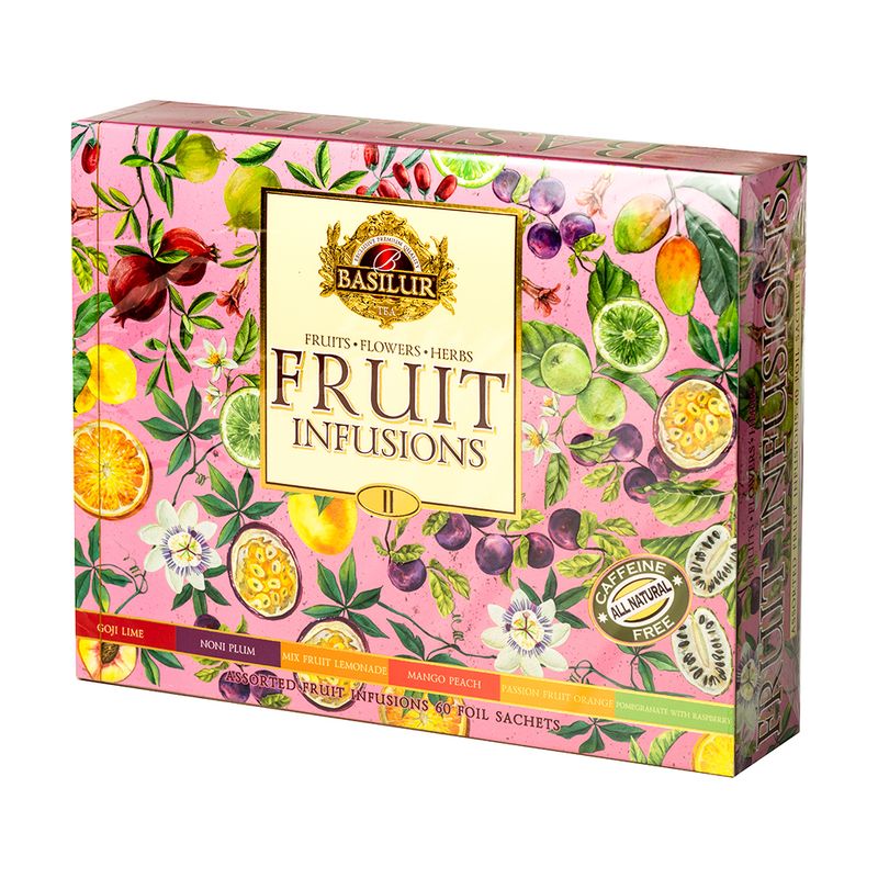 Фруктовый чай пакетированный FRUIT INFUSIONS Vol II Assorted, 60 шт.