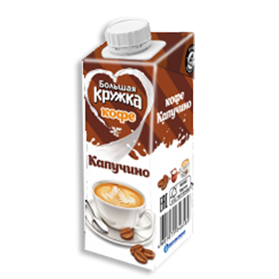 Коктейль "Большая кружка" с кофе, 3%, 250 г, 2 шт