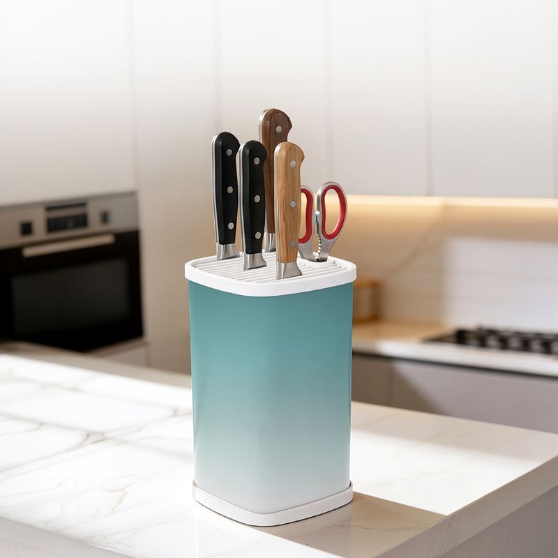 Подставка для ножей, O'Kitchen, 12х12х23 см, в ассортименте