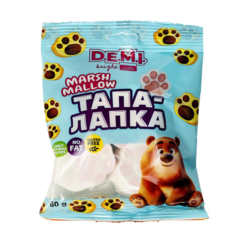 Зефир Demi Marshmallow Tapa Lapka, 60 г