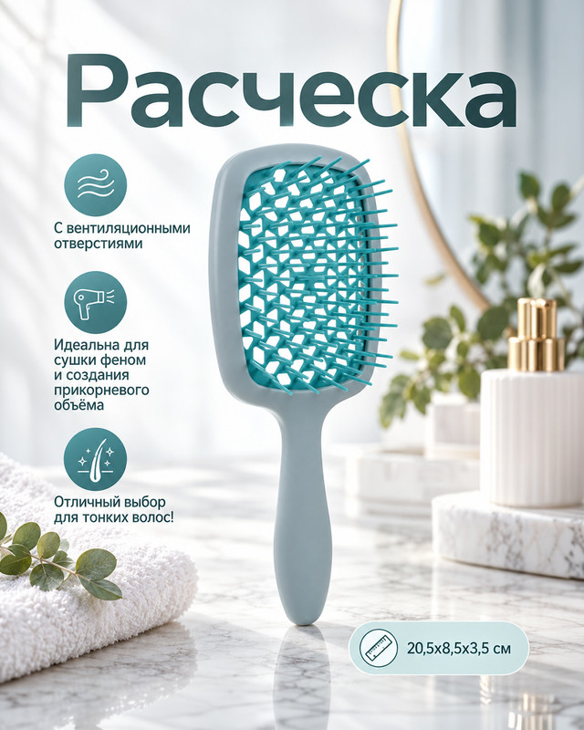 Расчёска для волос, Lovely, в ассортименте