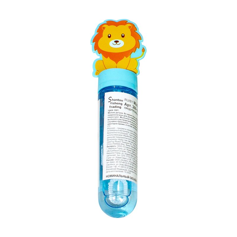 Мыльные пузыри "Зверята", MAYA TOYS, 30 мл, в ассортименте