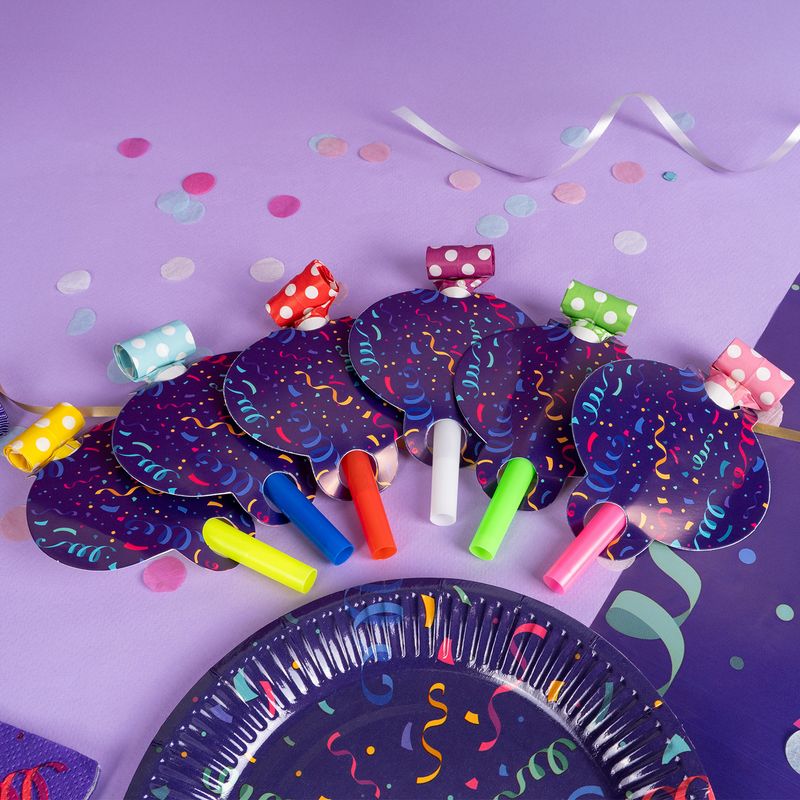 Праздничные язычки-дуделки, Party, 6 шт.