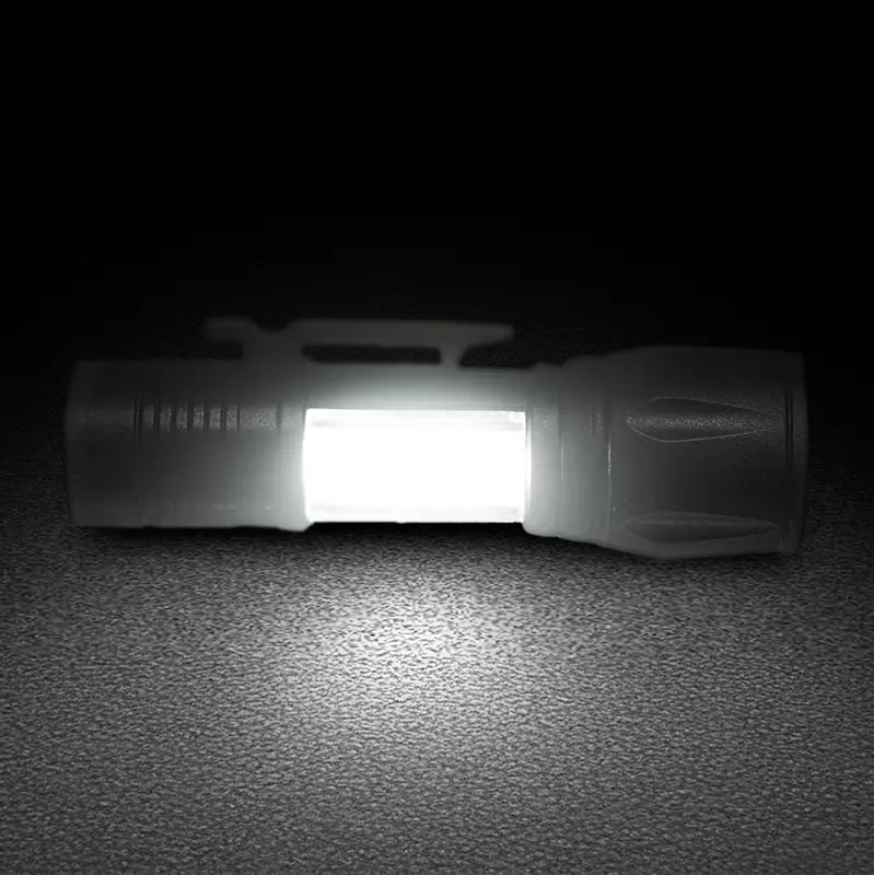 Фонарь светодиодный аккумуляторный в кейсе с кабелем USB, FLARX