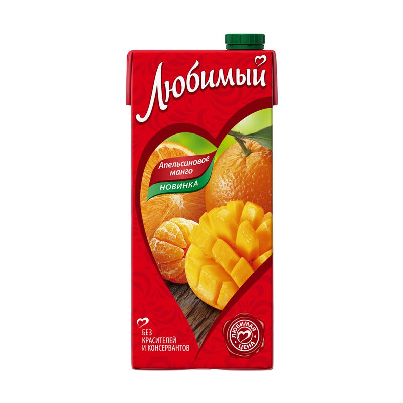 Напиток сокосодержащий, Любимый, 0,95 л, в ассортименте
