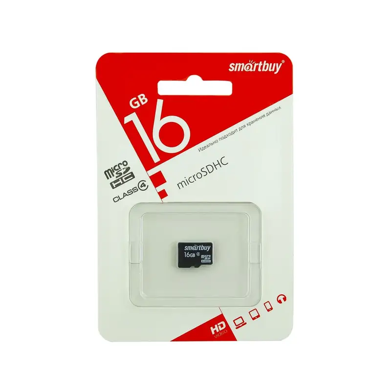 Флеш-карта памяти micro-SDHC, 16GB