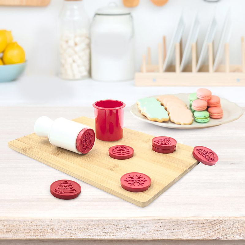 Штамп для печенья c 6 насадками, O'Kitchen, в ассортименте