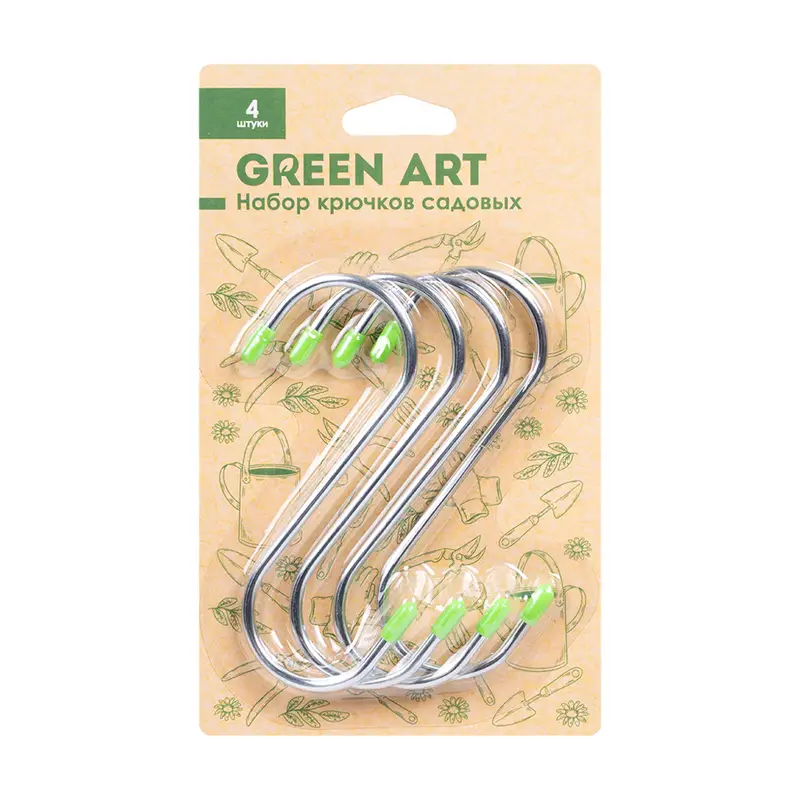 Набор крючков садовых, GreenArt, 4 шт.