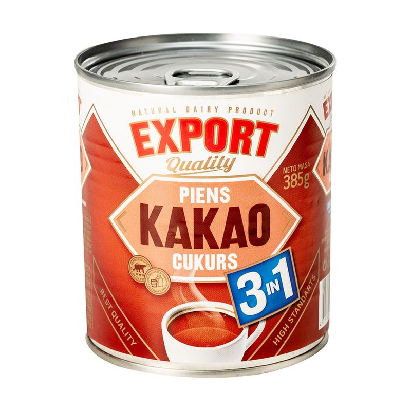 EXPORT сгущенное молоко с какао, 385 г